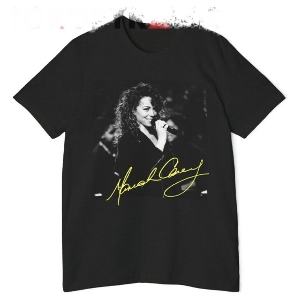 Retro Mariah Carey Music Box Tour Unisex Classic Concert Graphic T-Shirt 91